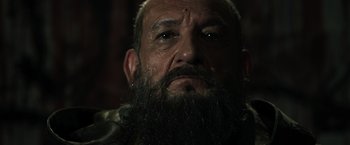 Movie still from “Iron Man 3” (2013), directed by Shane Black – Close Up shot, Low angle