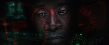 Movie still from “Iron Man 3” (2013), directed by Shane Black – Extreme Close Up shot, Low angle