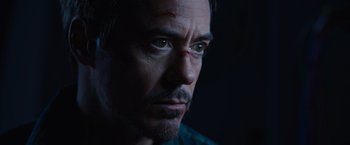 Movie still from “Iron Man 3” (2013), directed by Shane Black – Extreme Close Up shot, High angle
