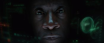 Movie still from “Iron Man 3” (2013), directed by Shane Black – Extreme Close Up shot, Low angle