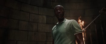 Movie still from “Iron Man 3” (2013), directed by Shane Black – Close Up shot, High angle