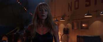 Movie still from “Iron Man 3” (2013), directed by Shane Black – Close Up shot, Low angle