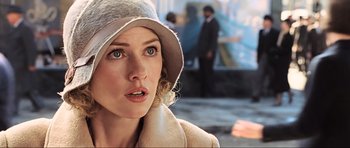 Movie still from “King Kong” (2005), directed by Peter Jackson – A person wearing a hat; Close Up shot, Low angle