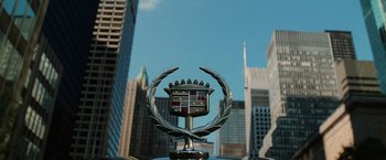 Movie still from “Lord of War” (2005), directed by Andrew Niccol – The hood ornament of a car; Extreme Close Up shot, Low angle