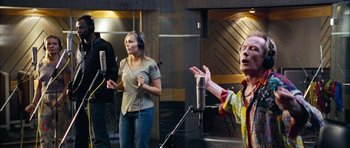 Movie still from “Love Actually” (2003), directed by Richard Curtis – Medium shot, Low angle