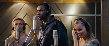 Movie still from “Love Actually” (2003), directed by Richard Curtis – Medium shot, Low angle