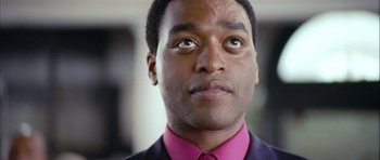 Movie still from “Love Actually” (2003), directed by Richard Curtis – Close Up shot, Over the shoulder angle