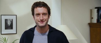 Movie still from “Love Actually” (2003), directed by Richard Curtis – Close Up shot, Over the shoulder angle