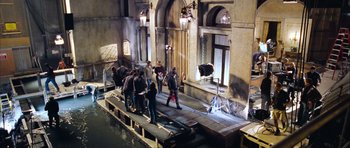 Movie still from “Love Actually” (2003), directed by Richard Curtis – Extreme Wide shot, High angle