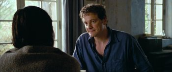 Movie still from “Love Actually” (2003), directed by Richard Curtis – Close Up shot, Over the shoulder angle