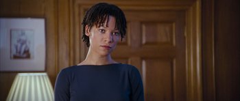 Movie still from “Love Actually” (2003), directed by Richard Curtis – Close Up shot, Low angle