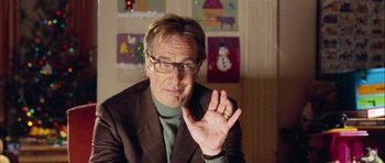 Movie still from “Love Actually” (2003), directed by Richard Curtis – Close Up shot, Over the shoulder angle