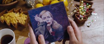 Movie still from “Love Actually” (2003), directed by Richard Curtis – Extreme Close Up shot, Overhead angle