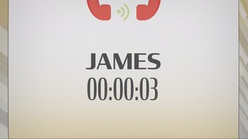 Movie still from “Missing” (2023), directed by Nicholas D. Johnson – A picture of a timer with the name of james and a picture of a pair of red headphones; Extreme Close Up shot, Overhead angle