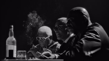 Movie still from “Atlanta” (2016), created by Donald Glover – Medium shot, Low angle