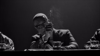 Movie still from “Atlanta” (2016), created by Donald Glover – Medium shot, Low angle