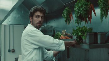 Movie still from “Atlanta” (2016), created by Donald Glover – Medium shot, Low angle