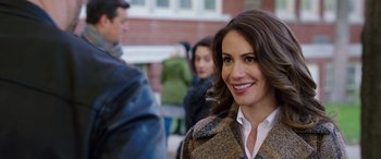 Movie still from “My Spy” (2020), directed by Peter Segal – A person wearing a jacket; Close Up shot, Over the shoulder angle