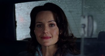 Movie still from “Night at the Museum” (2006), directed by Shawn Levy – A person wearing a jacket; Close Up shot, Over the shoulder angle