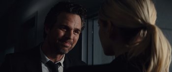 Movie still from “Now You See Me” (2013), directed by Louis Leterrier – A man and a woman looking at one another; Close Up shot, Over the shoulder angle