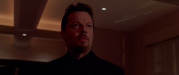 Movie still from “Ocean's Thirteen” (2007), directed by Steven Soderbergh – A person wearing a suit; Close Up shot, Low angle