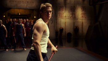 Movie still from “Pacific Rim” (2013), directed by Guillermo del Toro – Medium shot, Over the shoulder angle