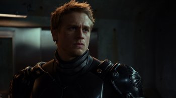 Movie still from “Pacific Rim” (2013), directed by Guillermo del Toro – Close Up shot, Low angle