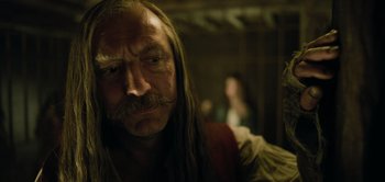 Movie still from “Peter Pan & Wendy” (2023), directed by David Lowery – A person with long hair; Close Up shot, Low angle