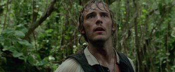 Movie still from “Pirates of the Caribbean: On Stranger Tides” (2011), directed by Rob Marshall – A person with wet hair; Close Up shot, Low angle