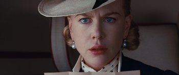 Movie still from “Australia” (2008), directed by Baz Luhrmann – A person wearing a hat; Close Up shot, Over the shoulder angle