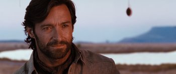 Movie still from “Australia” (2008), directed by Baz Luhrmann – A person with a beard; Close Up shot, Over the shoulder angle