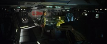 Movie still from “Prometheus” (2012), directed by Ridley Scott – Wide shot, High angle