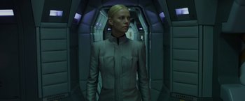 Movie still from “Prometheus” (2012), directed by Ridley Scott – Medium shot, Low angle