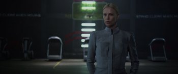 Movie still from “Prometheus” (2012), directed by Ridley Scott – Medium shot, Low angle