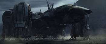 Movie still from “Prometheus” (2012), directed by Ridley Scott – Extreme Wide shot, Low angle