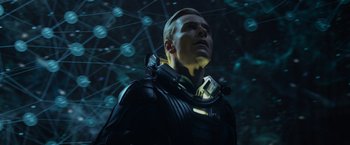 Movie still from “Prometheus” (2012), directed by Ridley Scott – Close Up shot, Low angle