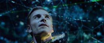 Movie still from “Prometheus” (2012), directed by Ridley Scott – Close Up shot, Low angle