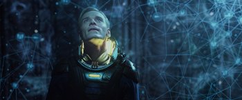 Movie still from “Prometheus” (2012), directed by Ridley Scott – Close Up shot, Low angle