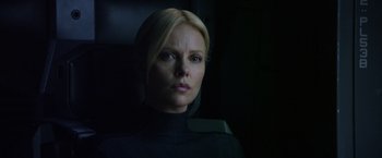 Movie still from “Prometheus” (2012), directed by Ridley Scott – Close Up shot, Low angle
