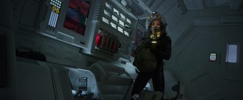 Movie still from “Prometheus” (2012), directed by Ridley Scott – Medium shot, Low angle