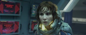 Movie still from “Prometheus” (2012), directed by Ridley Scott – Close Up shot, Over the shoulder angle
