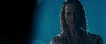 Movie still from “Rambo” (2008), directed by Sylvester Stallone – A person with wet hair; Close Up shot, Low angle