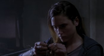 Movie still from “Requiem for a Dream” (2000), directed by Darren Aronofsky – Close Up shot, Low angle