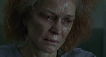 Movie still from “Requiem for a Dream” (2000), directed by Darren Aronofsky – Close Up shot, Low angle