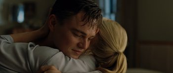 Movie still from “Revolutionary Road” (2008), directed by Sam Mendes – A person hugging another person; Close Up shot, Low angle