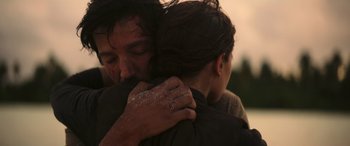 Movie still from “Rogue One: A Star Wars Story” (2016), directed by Gareth Edwards – Close Up shot, Low angle