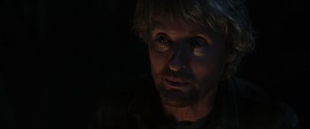 Movie still from “Secret Headquarters” (2022), directed by Henry Joost – A person looking at the camera; Close Up shot, Over the shoulder angle