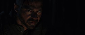 Movie still from “Secret Headquarters” (2022), directed by Henry Joost – A person looking at the camera; Close Up shot, Over the shoulder angle