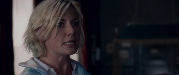 Movie still from “Shaun of the Dead” (2004), directed by Edgar Wright – Close Up shot, Over the shoulder angle