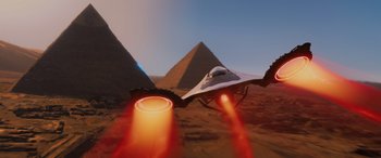 Movie still from “Sonic the Hedgehog” (2020), directed by Jeff Fowler – An image of an image of an image of an image of an image of an image of an image of an image of an image of an image; Extreme Wide shot, Overhead angle